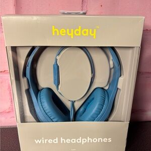 heyday Blue Wired Kids Headphones